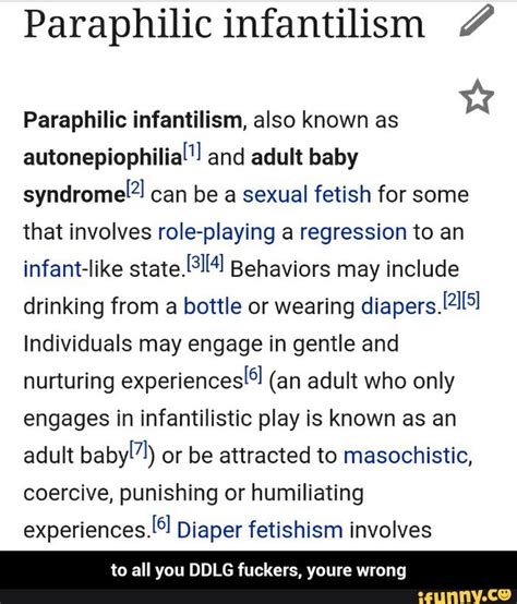 beby porn|Paraphilic infantilism .
